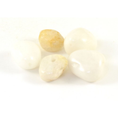 WHITE AGATE NUGGETS (Pack of 5)